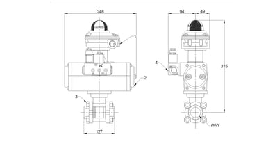 Ball Valve - BSP Screwed (50mm) STC