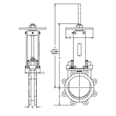 KGN-MSU Basic Valve with Handwheel Actuator